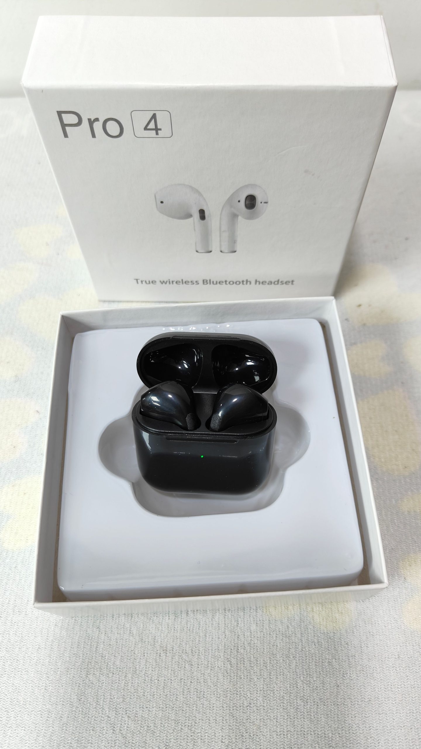 Pro 4 Wireless Earphones Waterproof Headphone Long-Lasting In-Ear Headset Portable Compatible Bluetooth 5.0 Earbud