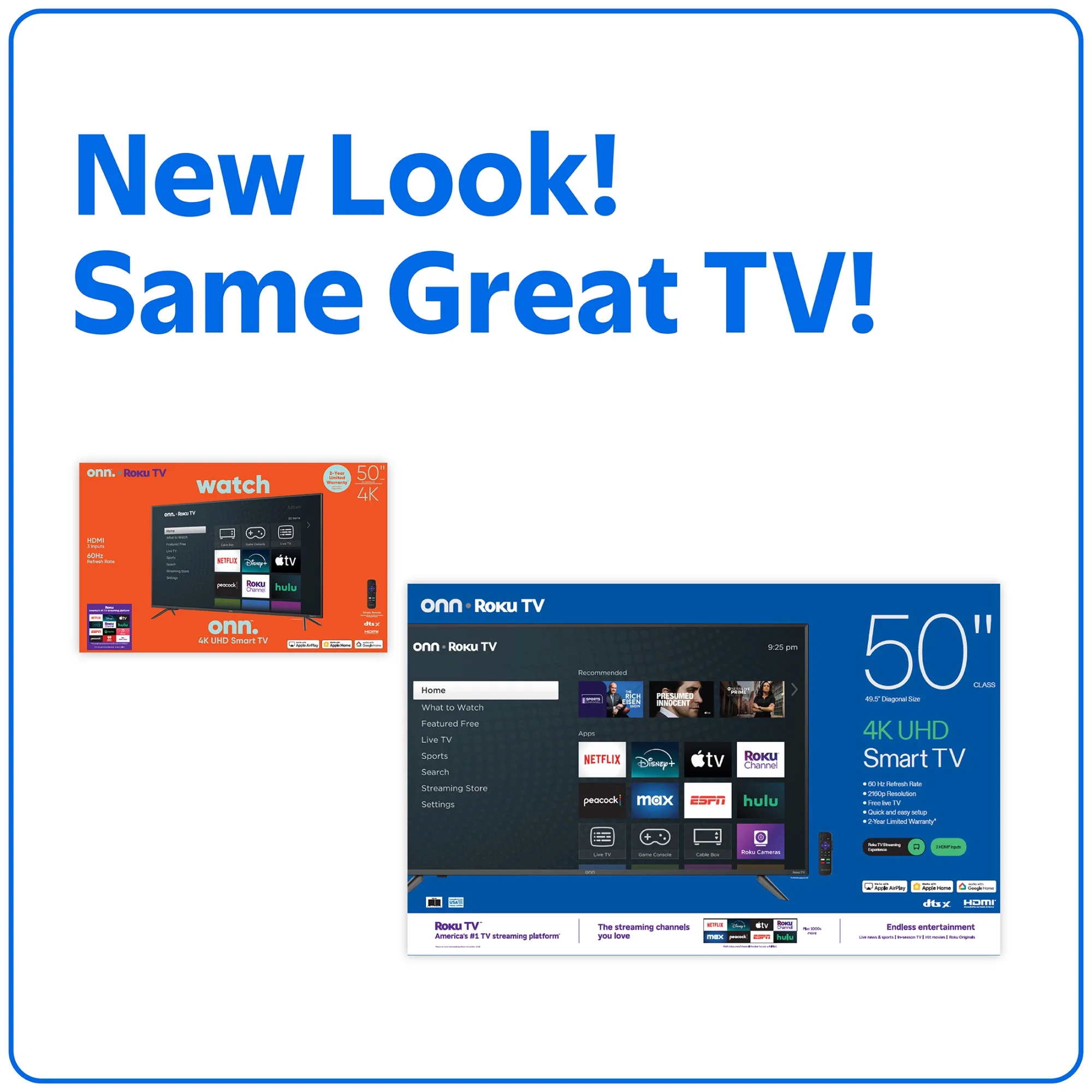50” Class 4K UHD Roku Smart Television, 100012585 - Image 16