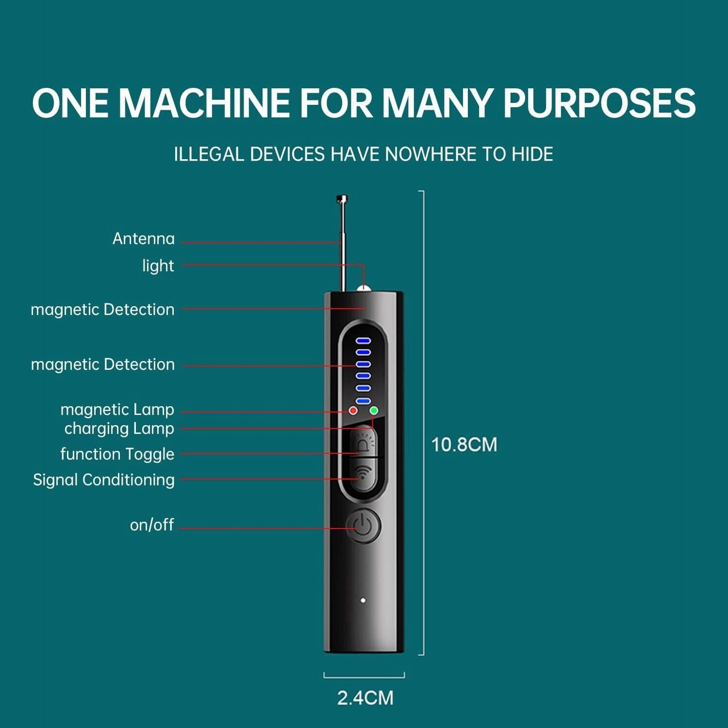 Hidden Camera Detectors, Hidden Devices Detector, Spy Camera Detector, Bug Detec - Image 2