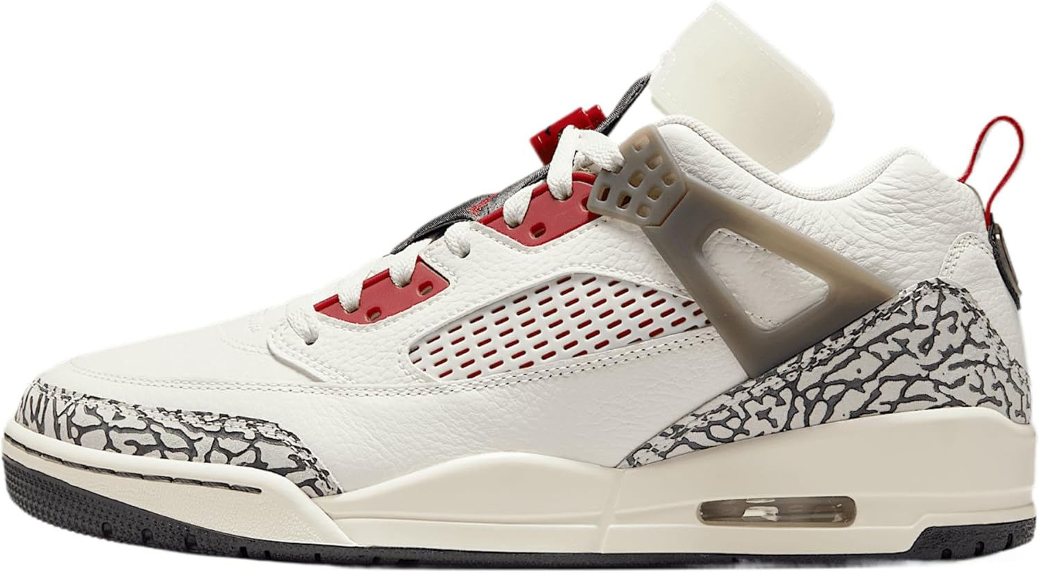 Jordan Spizike Low Men'S Shoes (FQ1759-116, Sail/Anthracite/Coconut Milk/Varsity Red)