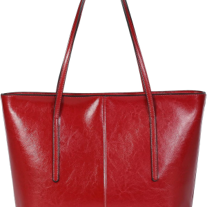 Women'S Soft Faux Leather Tote Shoulder Bag, Big Capacity Tassel Handbag