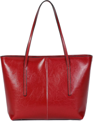 Women'S Soft Faux Leather Tote Shoulder Bag, Big Capacity Tassel Handbag