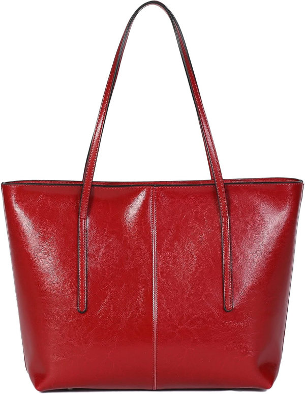 Women'S Soft Faux Leather Tote Shoulder Bag, Big Capacity Tassel Handbag