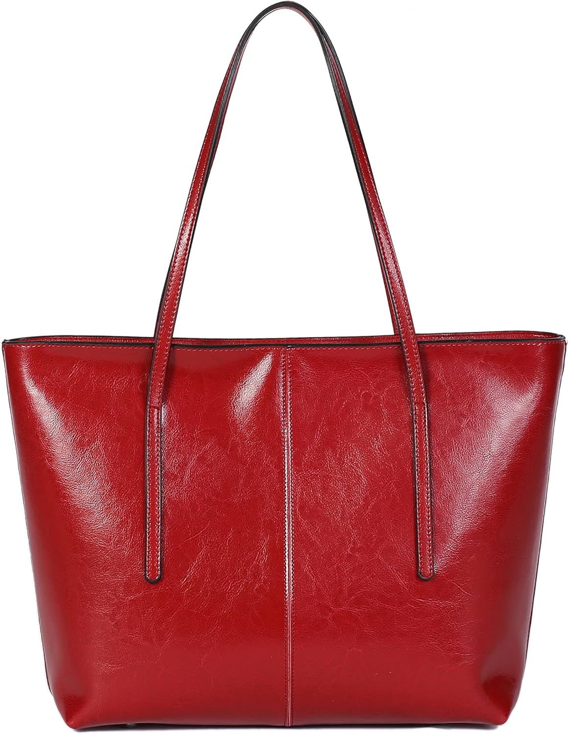 Women'S Soft Faux Leather Tote Shoulder Bag, Big Capacity Tassel Handbag