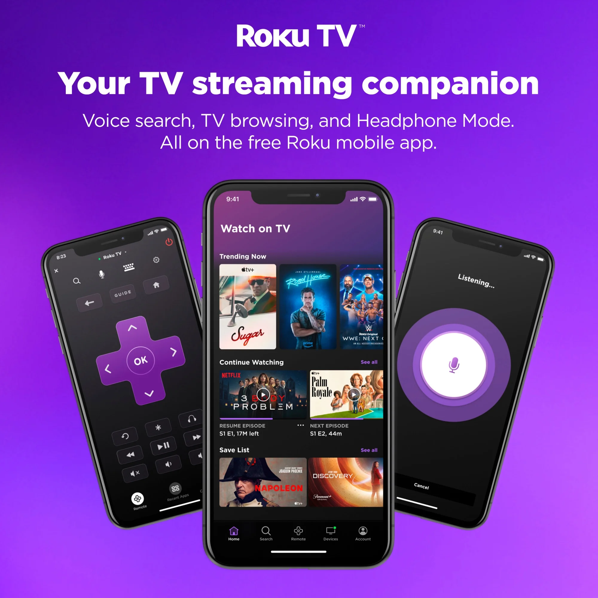 50” Class 4K UHD Roku Smart Television, 100012585 - Image 14