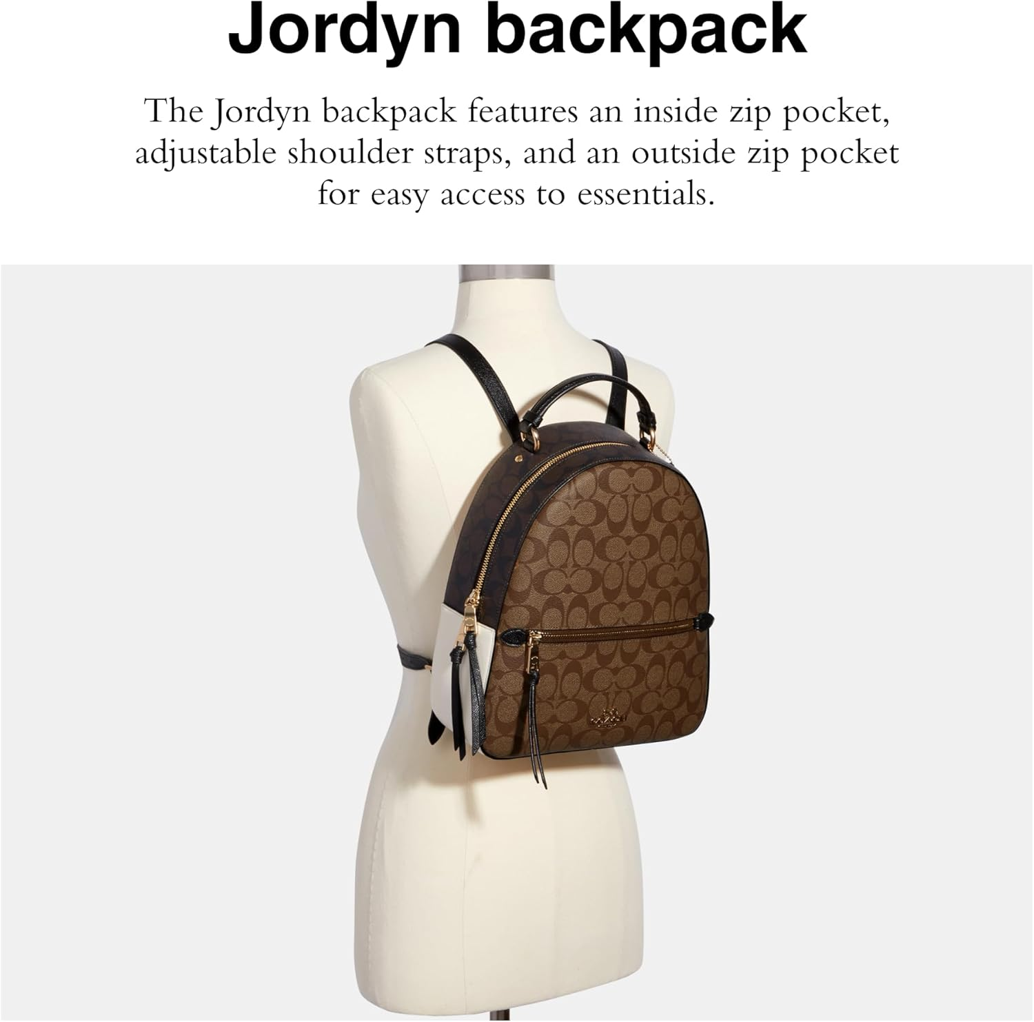 Jordyn Backpack, Khaki Multi - Image 2
