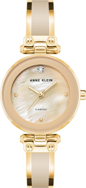Anne Klein     Genuine Diamond Dial Bangle Watch
