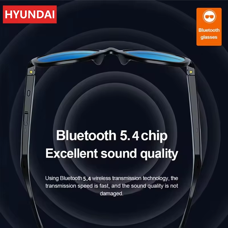 Choice C8 Bluetooth 5.4 Glasses Earphones with Low Latency HD Call Mic Out Door Sports Driving Multi-Function Sunglasses - Image 3