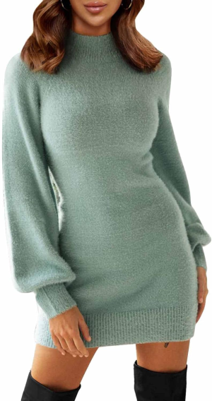 Pullover Cute Mini Sweater Dress