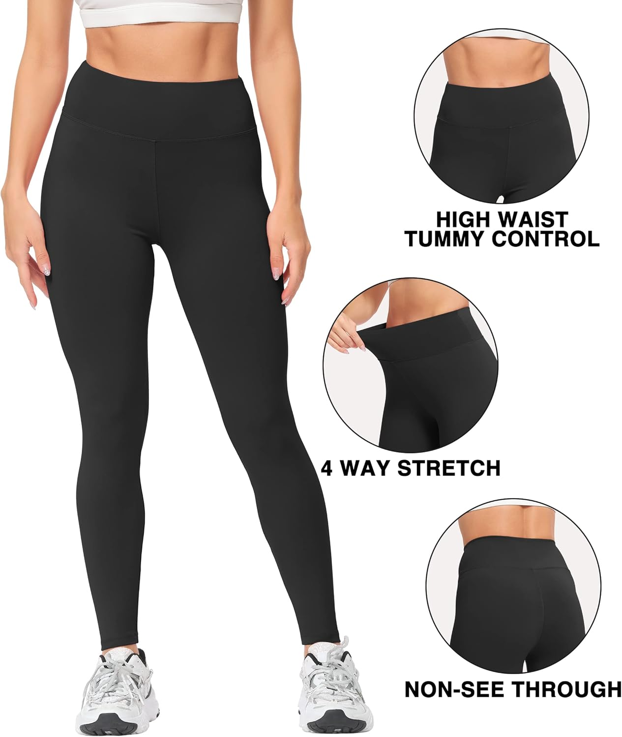 Buttercloud High Waisted Leggings for Women Ultra Soft Stretch Slim Yoga Leggings - Image 5