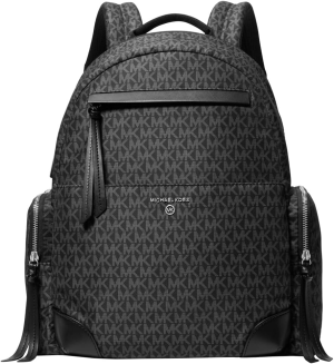 Prescott Large Backpack, Silver-Tone Hardware/Tonal Signature/Black, One Size