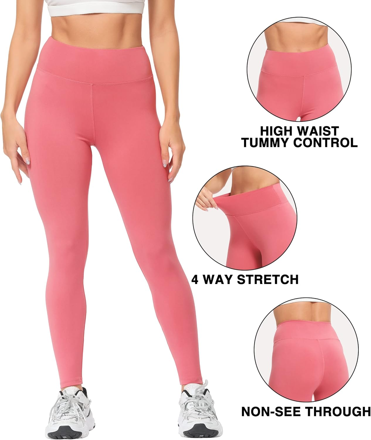 Buttercloud High Waisted Leggings for Women Ultra Soft Stretch Slim Yoga Leggings - Image 5
