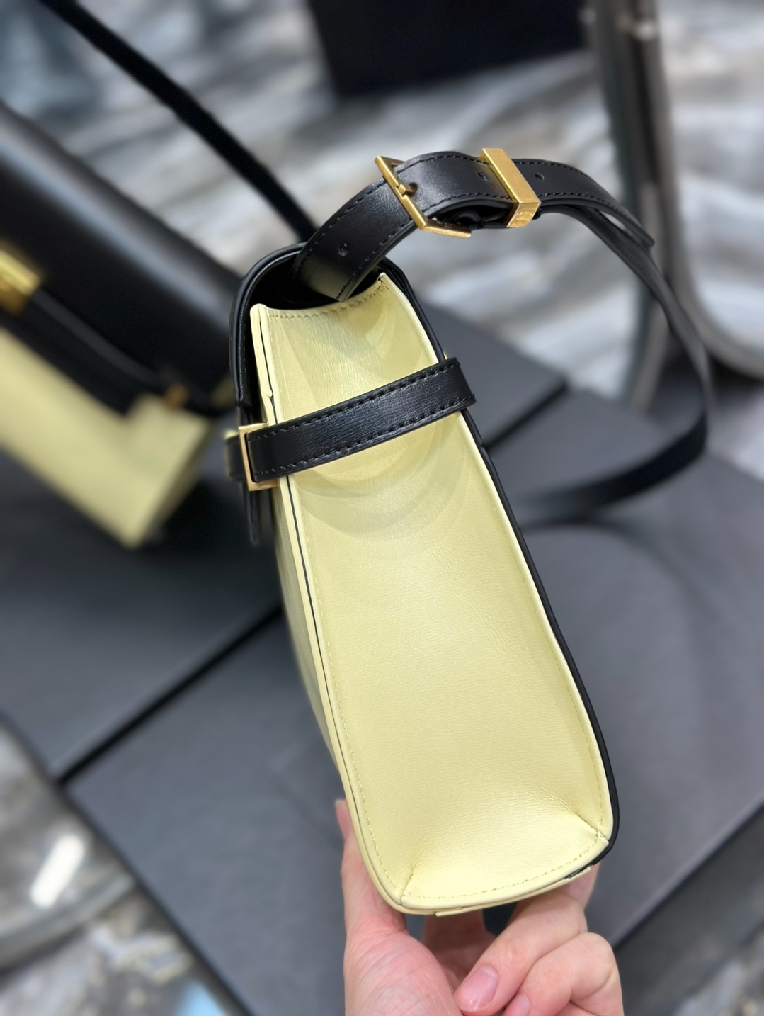 Premium Blocked Shoulder Bag - Image 5
