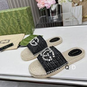 Premium Espadrille Slides