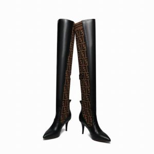 Premium Rockoko Over-the-Knee Knit Boots (18)