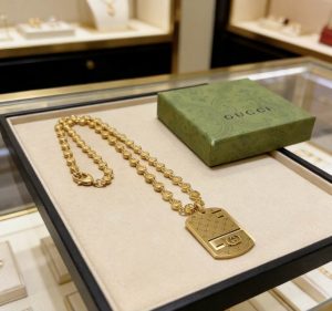 Premium Supreme Dog Tag Pendant Necklace