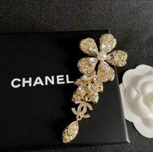 Premium Flower Crystal Drop Brooch