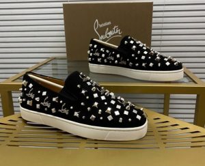 Premium Roller Boat Spiked Slip-on Sneaker