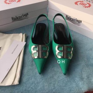 Premium BB Satin Slingback Flats
