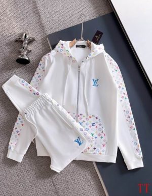 Premium Monogram Hoodie Sweatsuit