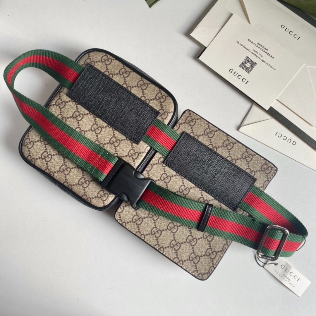 Premium Supreme Double Pouch Belt Bag - Image 2