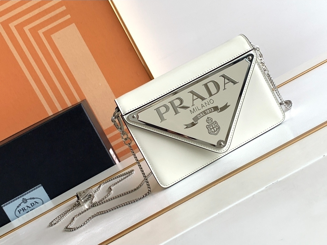 Premium Maxi Triangle Logo Flap Bag (21)
