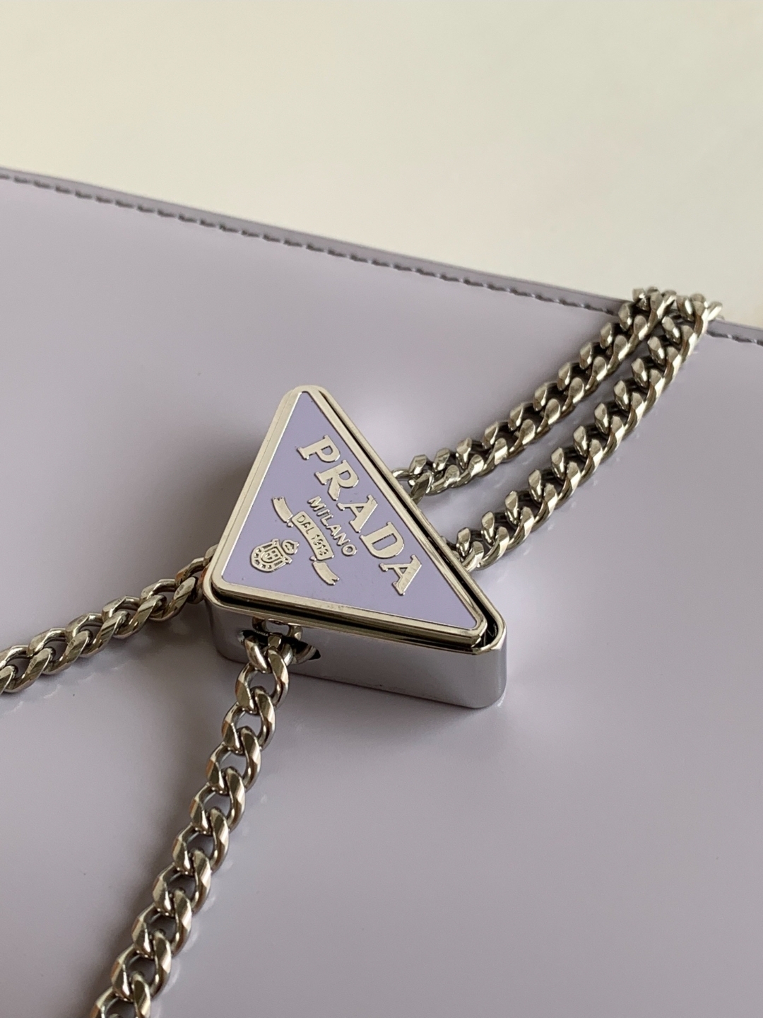 Premium Maxi Triangle Logo Flap Bag (21) - Image 7