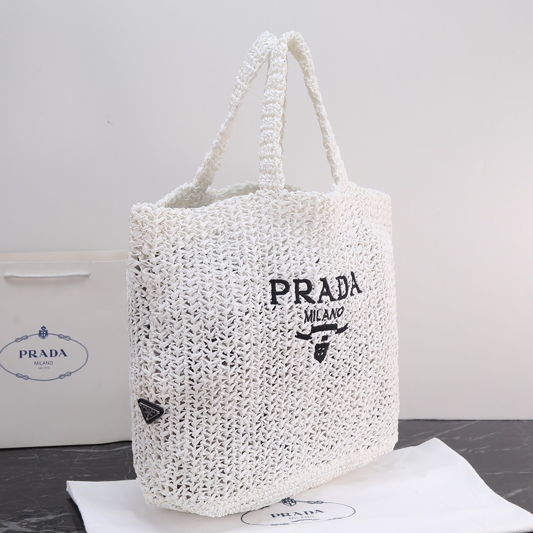 Premium Raffia Crochet Tote - Image 2