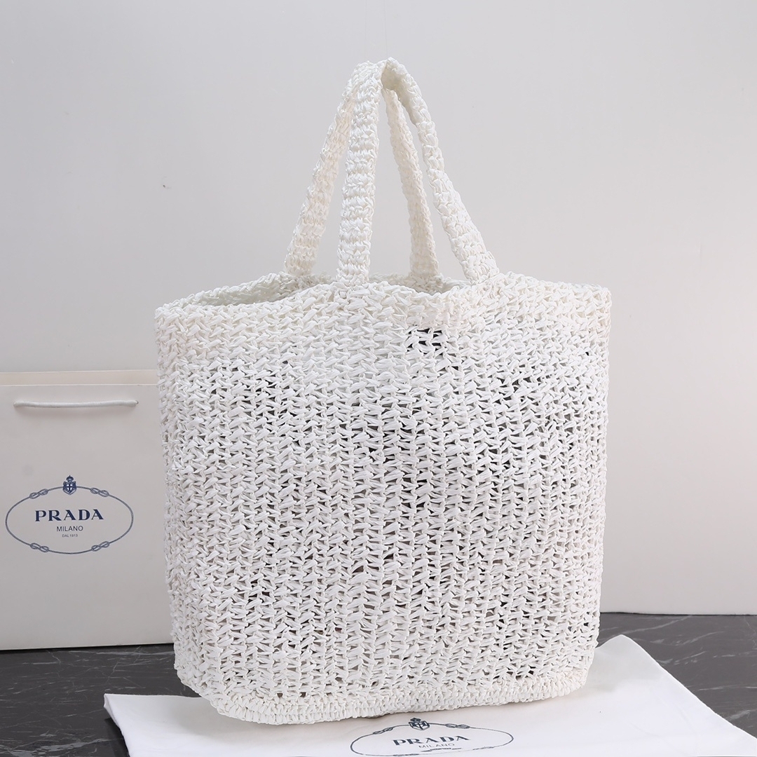 Premium Raffia Crochet Tote - Image 5