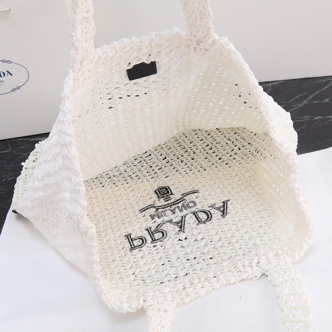 Premium Raffia Crochet Tote - Image 7