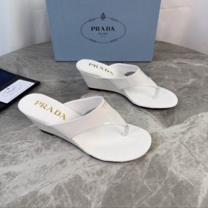 Premium Patent Leather Thong Sandals