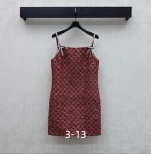 Premium Monogram Tweed Mini Dress