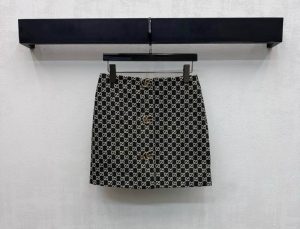 Premium Monogram Mini Skirt