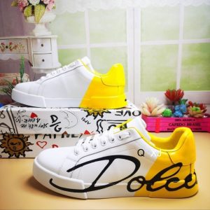 Premium Portofino Script Logo Sneakers (Men/Wmns)