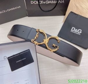Premium DG Baroque Logo Belt (50mm)