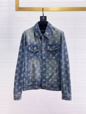 Premium DG Jacquard Denim Jacket