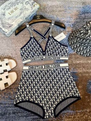 Premium Knit Oblique Short Set